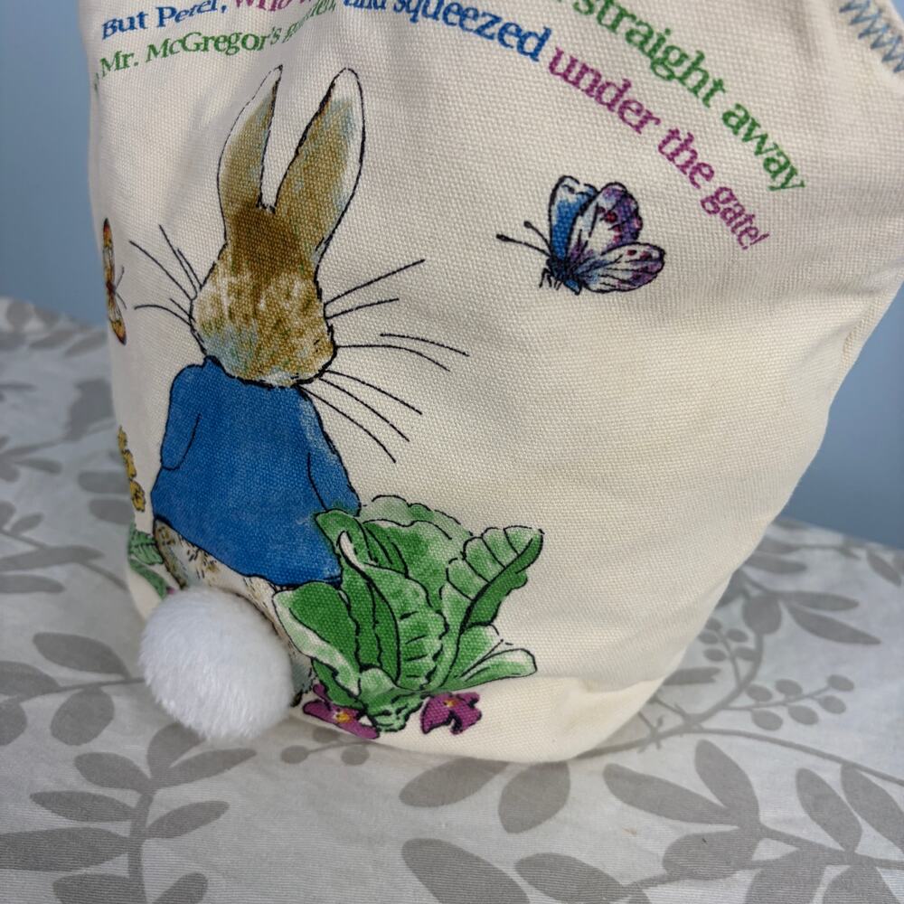 Peter Rabbit Beatrix Potter Tote Bag Cottagecore Garden Bunny Book Print easter - Picture 5 of 10